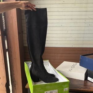 Sam Edelman Black Over-the-Knee Boots